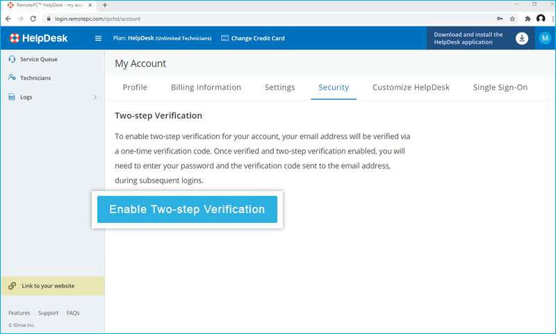 two-step verification